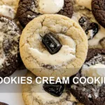 COOKIES CREAM COOKIES centered hero view, clean and uncluttered