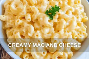 How to Make Creamy Mac and Cheese Perfectly CREAMY MAC AND CHEESE centered hero view, clean and uncluttered