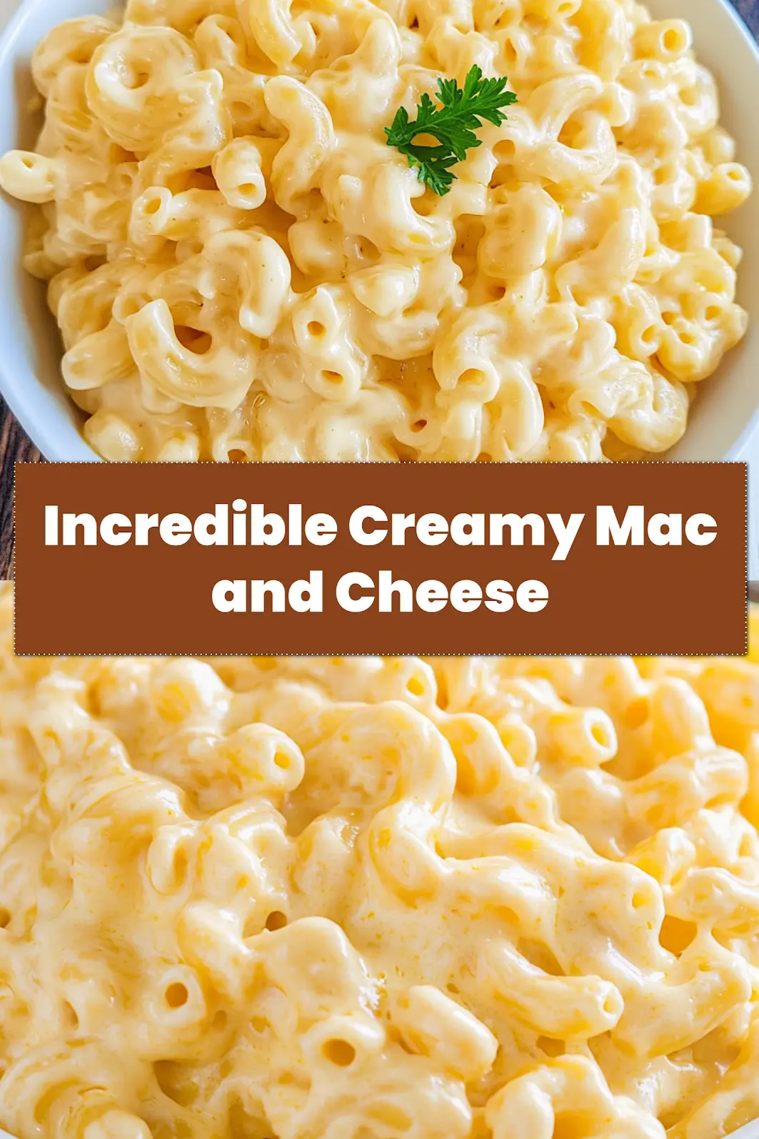 How to Make Creamy Mac and Cheese Perfectly 7 CREAMY MAC AND CHEESE centered hero view, clean and uncluttered_pin