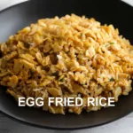 EGG FRIED RICE centered hero view, clean and uncluttered