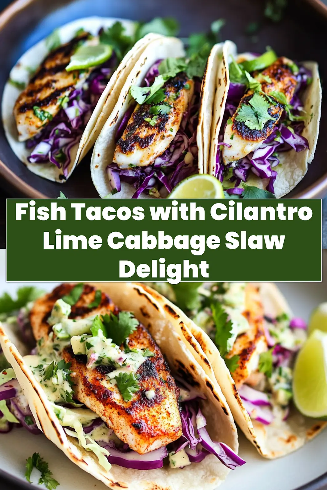 Irresistible Fish Tacos with Cilantro Lime Cabbage 7 Close-up of crispy Fish Tacos with Cilantro Lime Cabbage Slaw ready to serve