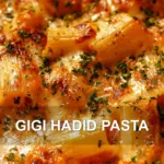 GIGI HADID PASTA centered hero view, clean and uncluttered