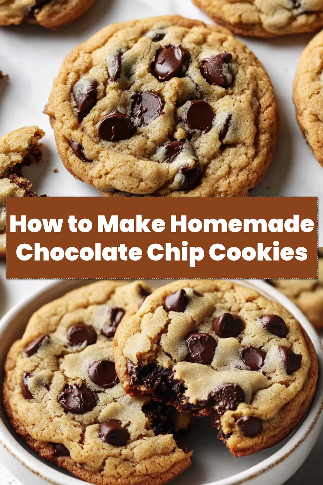 How Homemade Chocolate Chip Cookies Bring Joy 7 HOMEMADE CHOCOLATE CHIP COOKIES hero shot, clean and uncluttered