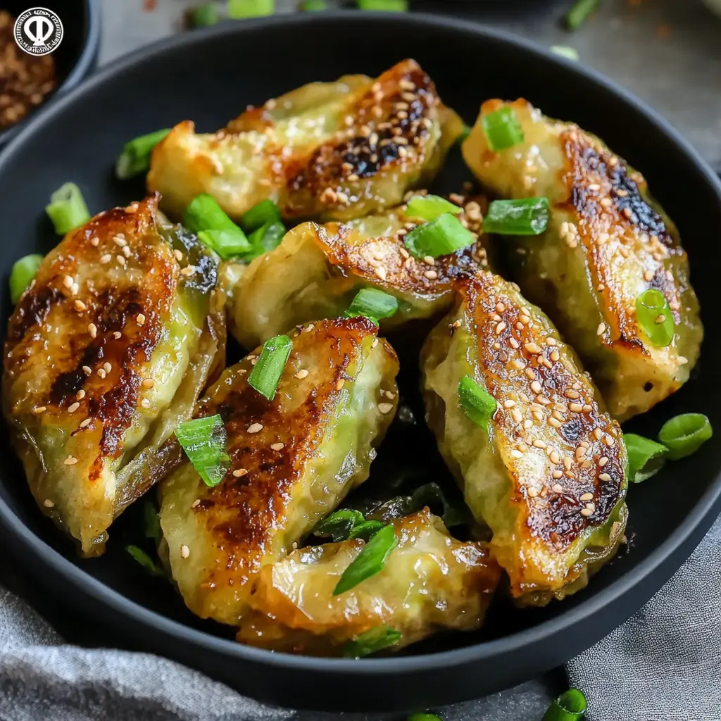 5 Ingredient Keto Potstickers, centered hero view with clean and uncluttered presentation