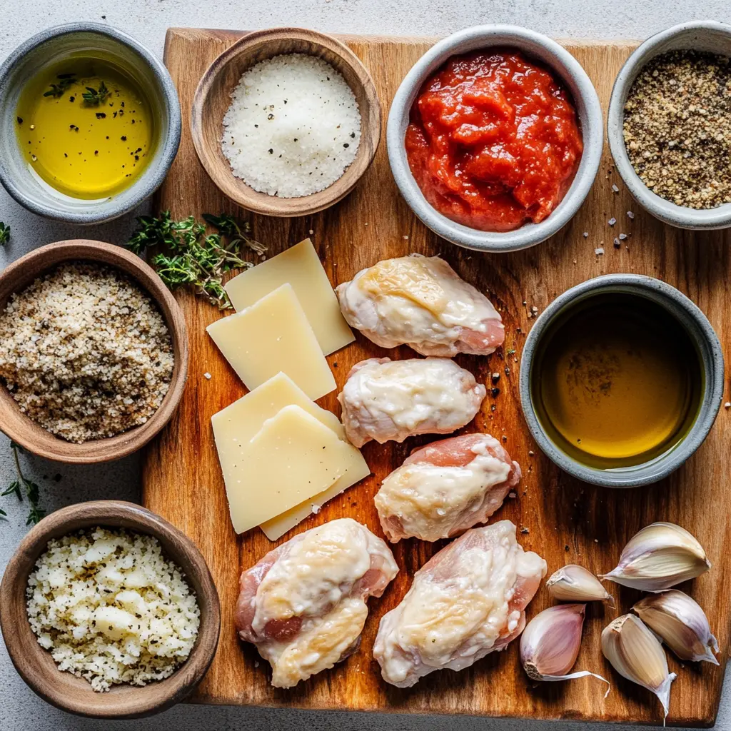 How to Make the Best Air Fryer Chicken Parmesan Easily 6 Crispy Air Fryer Chicken Parmesan, golden brown with melted mozzarella and marinara sauce.