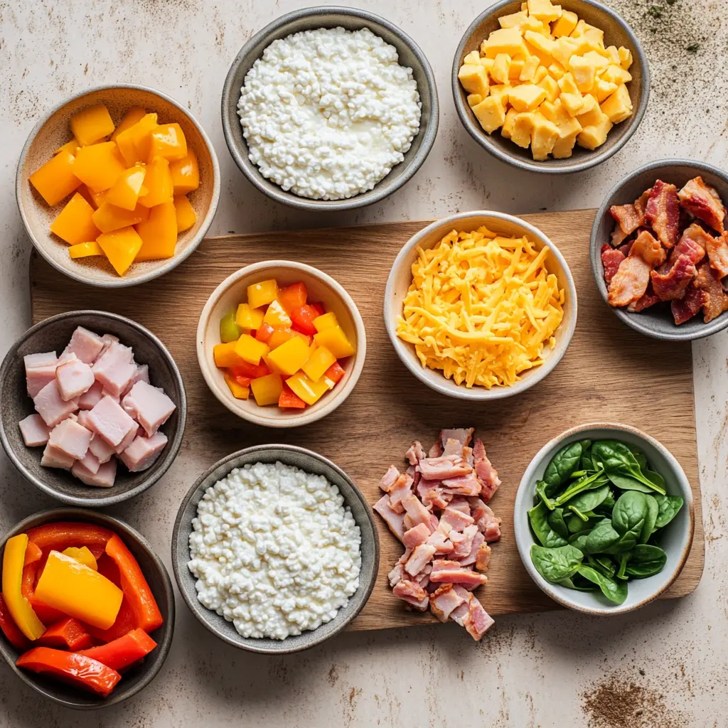 How to Make Cottage Cheese Egg Bake Casserole Perfectly 6 COTTAGE CHEESE EGG BAKE CASSEROLE centered hero view, clean and uncluttered