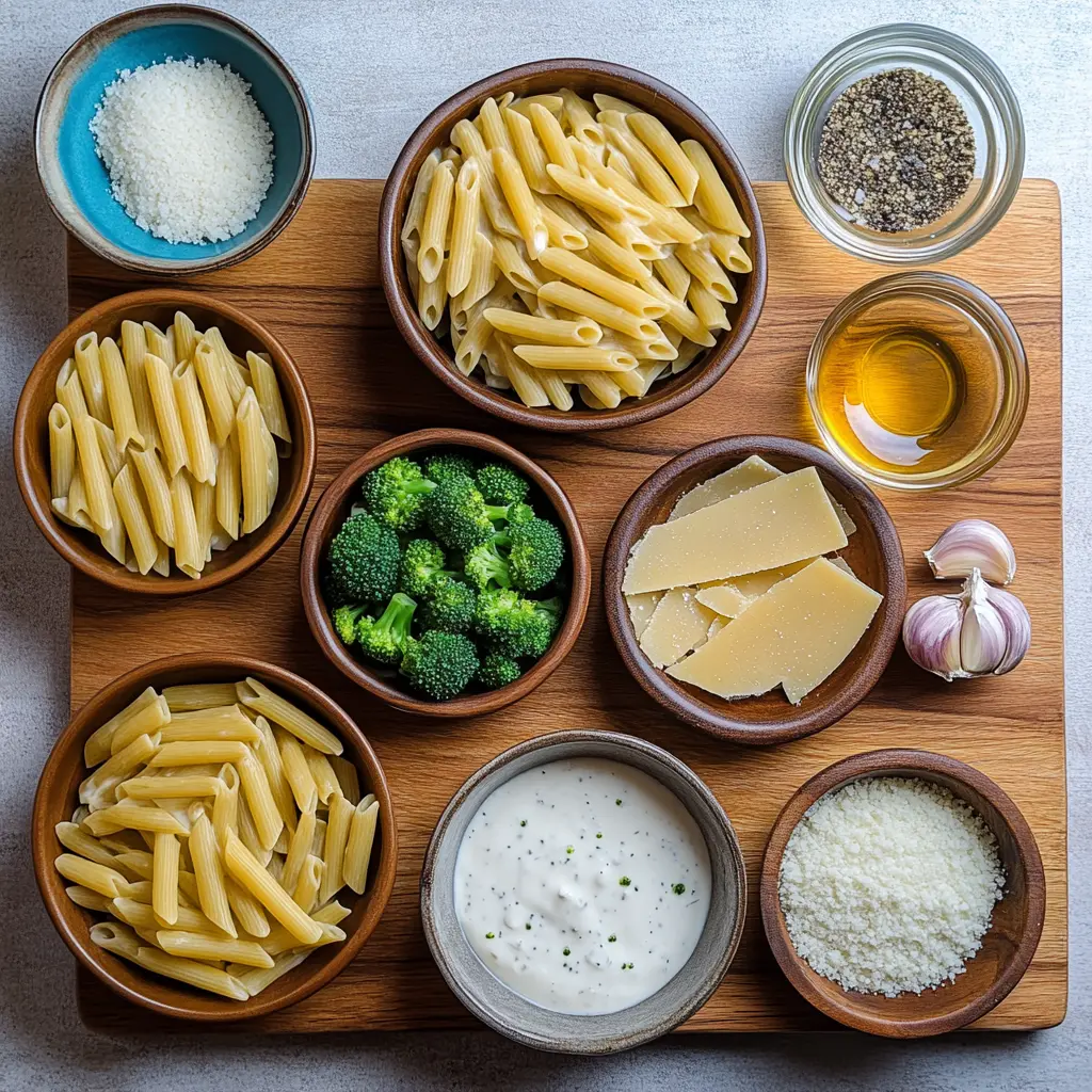 How to Make Creamy Broccoli Pasta Your Kids Love 6 CREAMY BROCCOLI PASTA centered hero view, clean and uncluttered