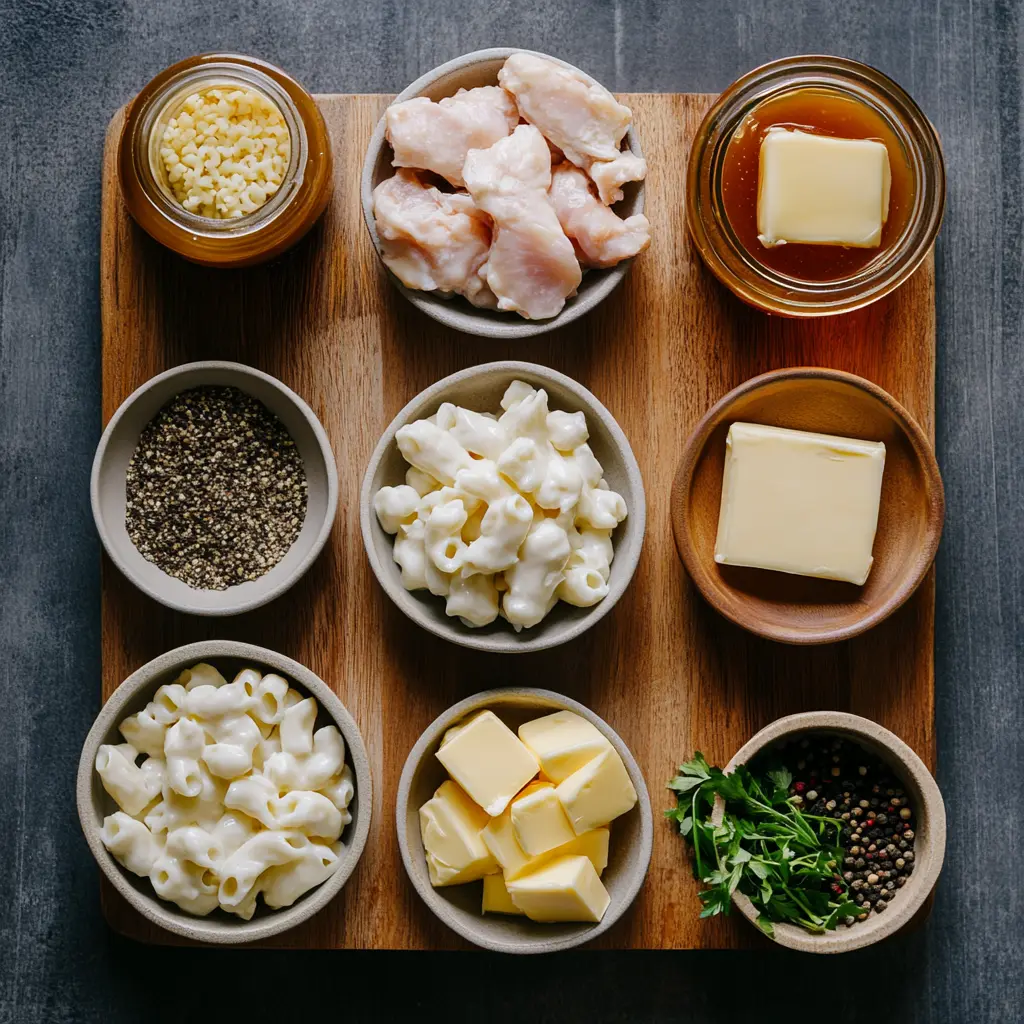 How to Make High Protein Honey Garlic Butter Chicken 6 HIGH PROTEIN HONEY GARLIC BUTTER CHICKEN centered hero view, clean and uncluttered