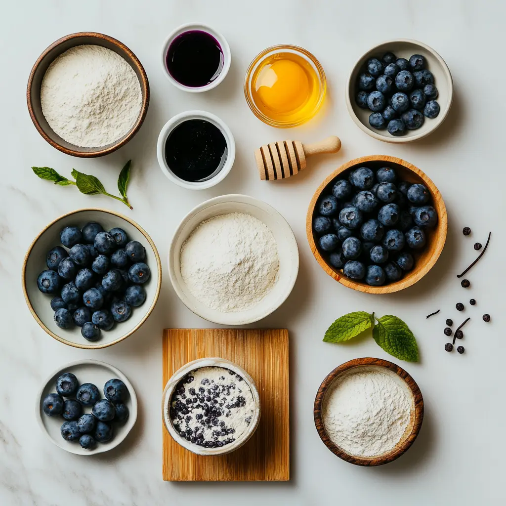Delicious Homemade Blueberry Protein Muffins on display