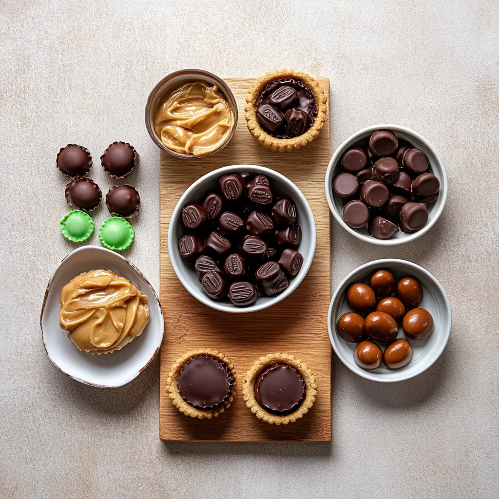 Ingredient cookie cupscentered hero view, clean and uncluttered