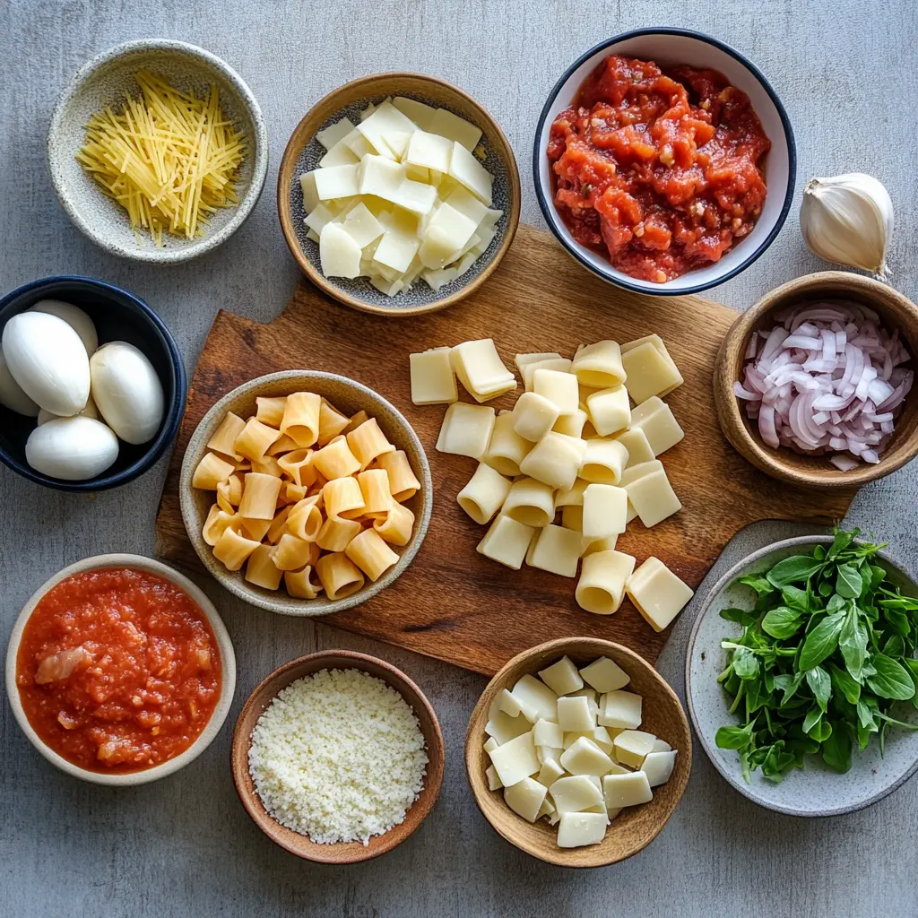 ITALIAN PINK SAUCE ROSE PASTA centered hero view, clean and uncluttered