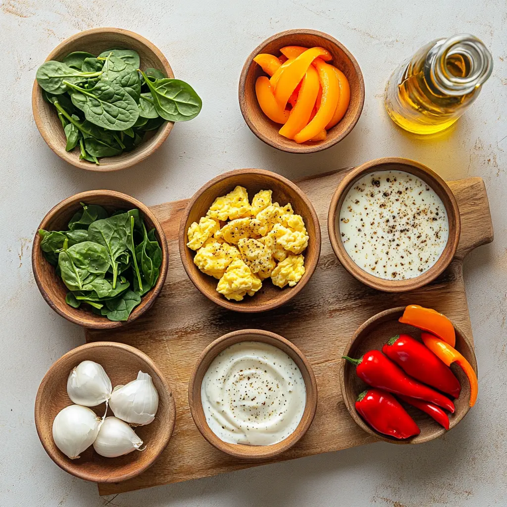 KETO BREAKFAST BOWL RECIPE centered hero view, clean and uncluttered