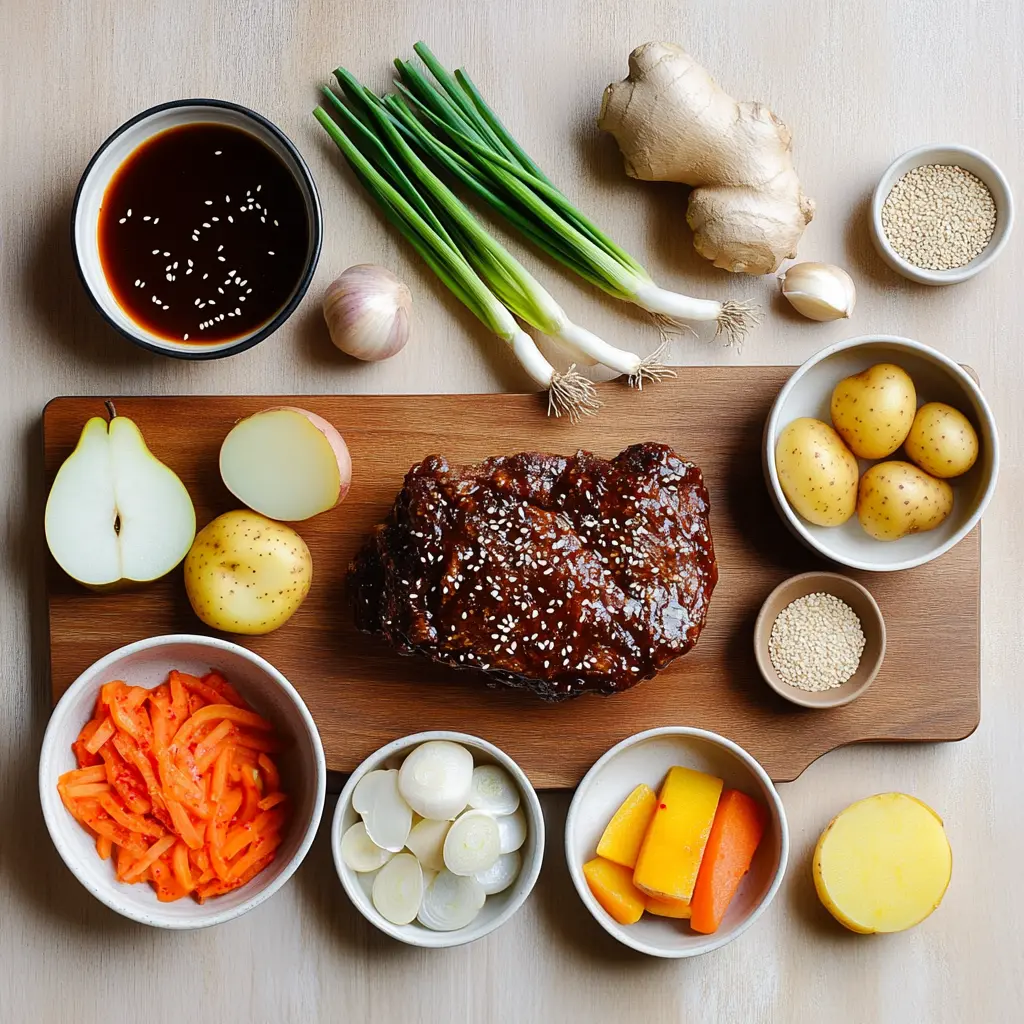 KOREAN STYLE POT ROAST centered hero view, clean and uncluttered