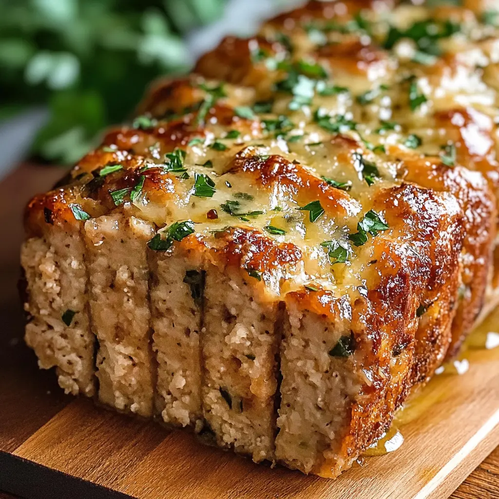 Ingredients for Parmesan Chicken Meatloaf laid out neatly on a countertop