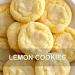 LEMON COOKIES centered hero view, clean and uncluttered