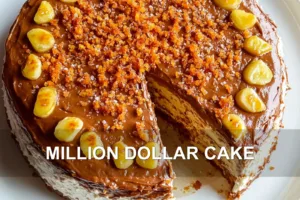 MILLION DOLLAR CAKE centered hero view, clean and uncluttered