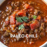 PALEO CHILI centered hero view, clean and uncluttered