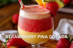STRAWBERRY PINA COLADA centered hero view, clean and uncluttered