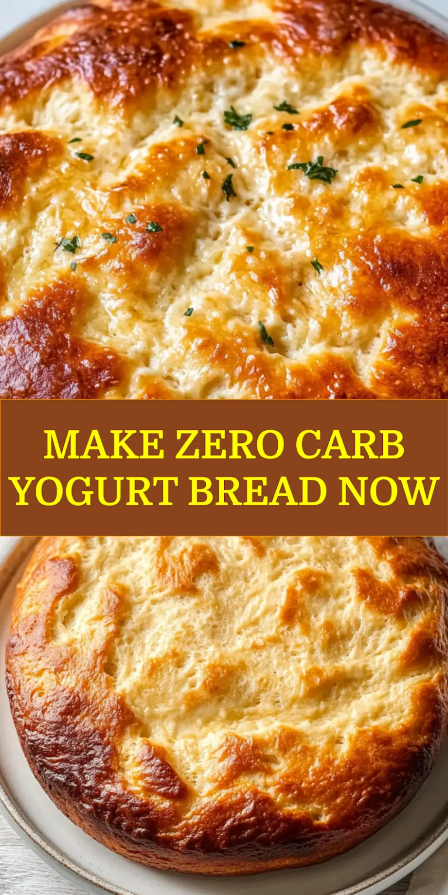 Slice of Zero Carb Yogurt Bread showing texture and crumb