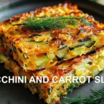 ZUCCHINI AND CARROT SLICE centered hero view, clean and uncluttered