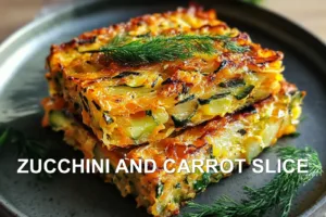 ZUCCHINI AND CARROT SLICE centered hero view, clean and uncluttered