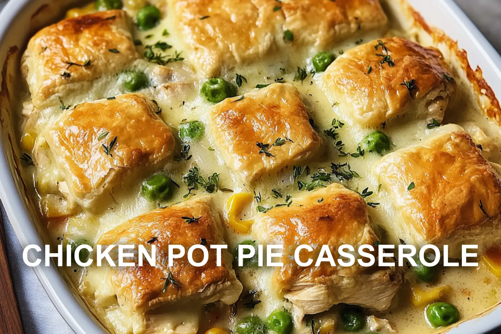 Easy Chicken Pot Pie Casserole Recipe You Need Now