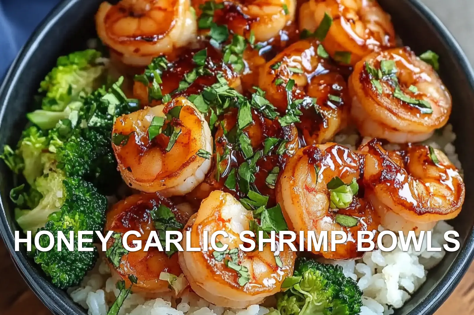 Quick and Easy Honey Garlic Shrimp Bowls Recipe