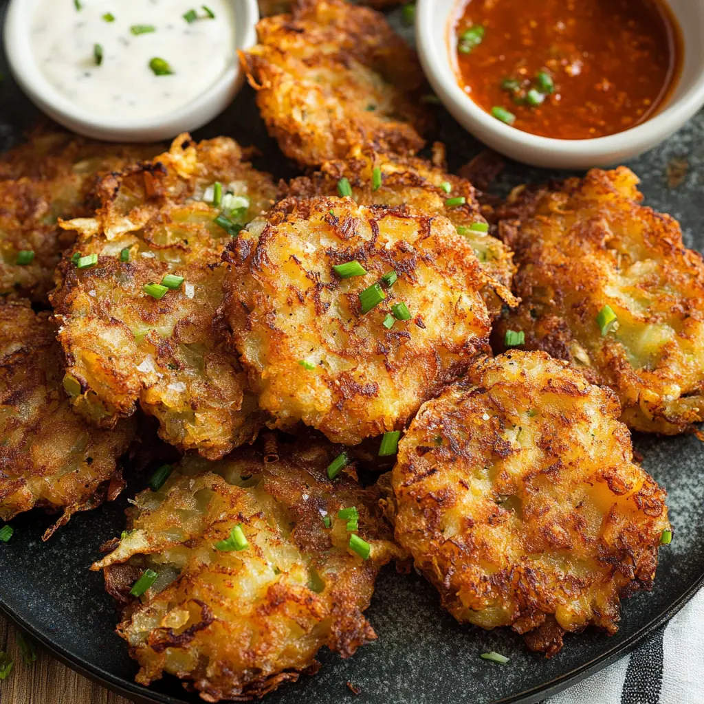 Ingredients for crispy cabbage fritters displayed neatly