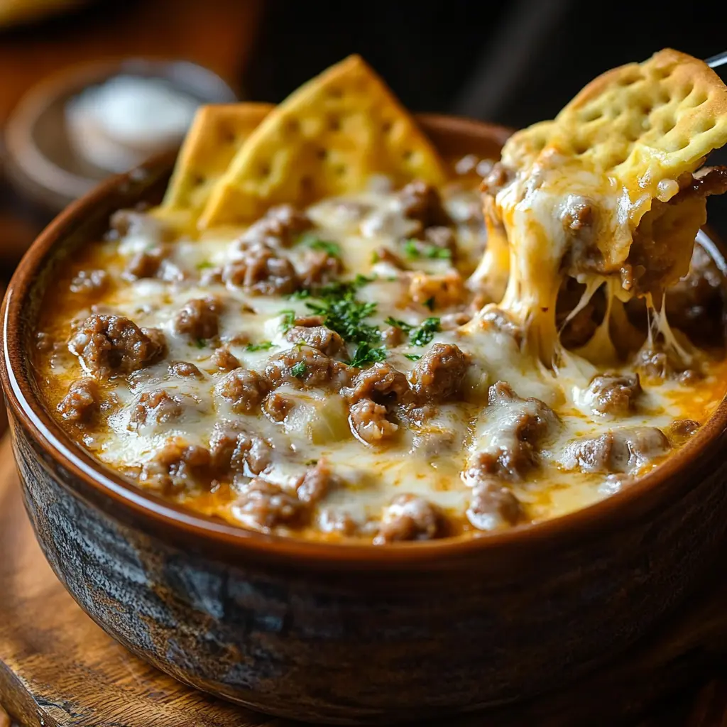 Ingredients for Crockpot Big Mac Dip displayed neatly