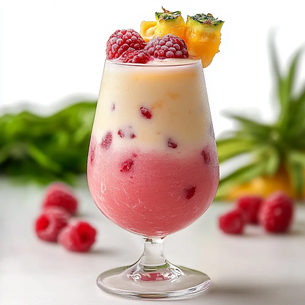 RASPBERRY COLADA TWIST centered hero view, clean and uncluttered