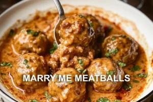 MARRY ME MEATBALLS centered hero view, clean and uncluttered