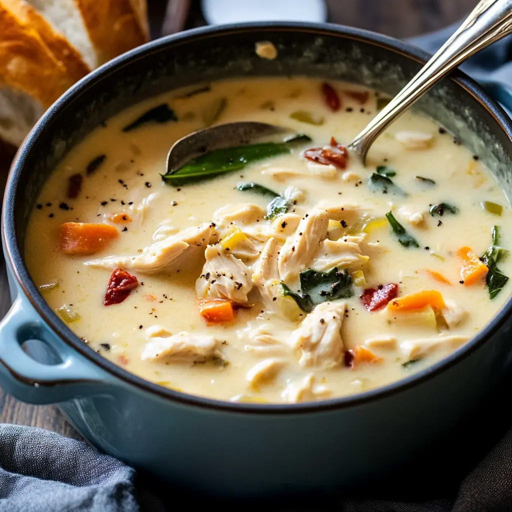 40 Comforting Soup Recipes to Warm Your Family 23 Creamy Tuscan Chicken Soup
