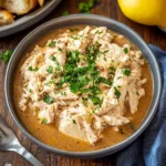 CROCKPOT MISSISSIPPI CHICKEN centered hero view, clean and uncluttered
