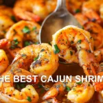 THE BEST CAJUN SHRIMP centered hero view, clean and uncluttered