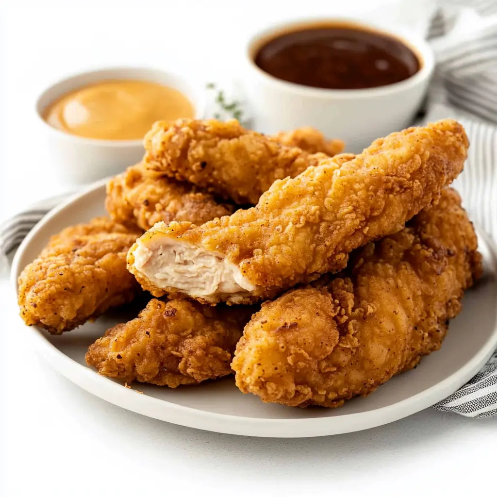 CHICK FIL A CHICKEN TENDERS centered hero view, clean and uncluttered