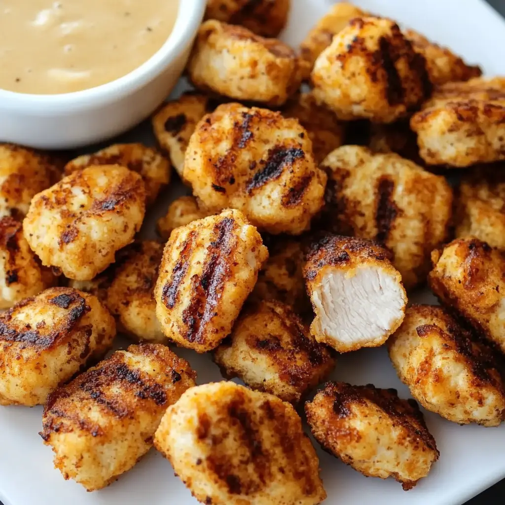 CHICK FIL A GRILLED CHICKEN NUGGETS centered hero view, clean and uncluttered