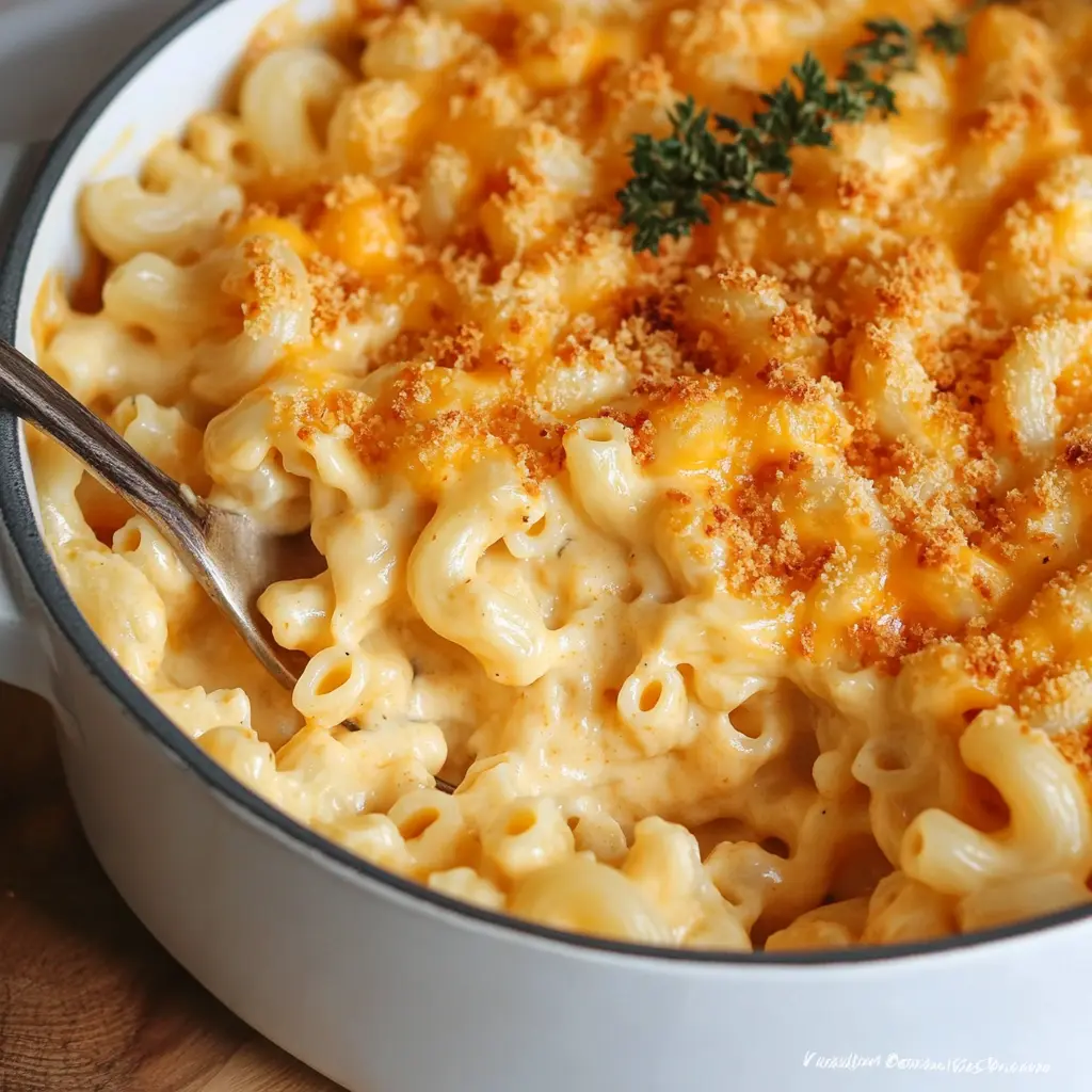 Chick Fil A Mac and Cheese Recipe Easy Homemade Copycat 6 CHICK FIL A MAC AND CHEESE centered hero view, clean and uncluttered