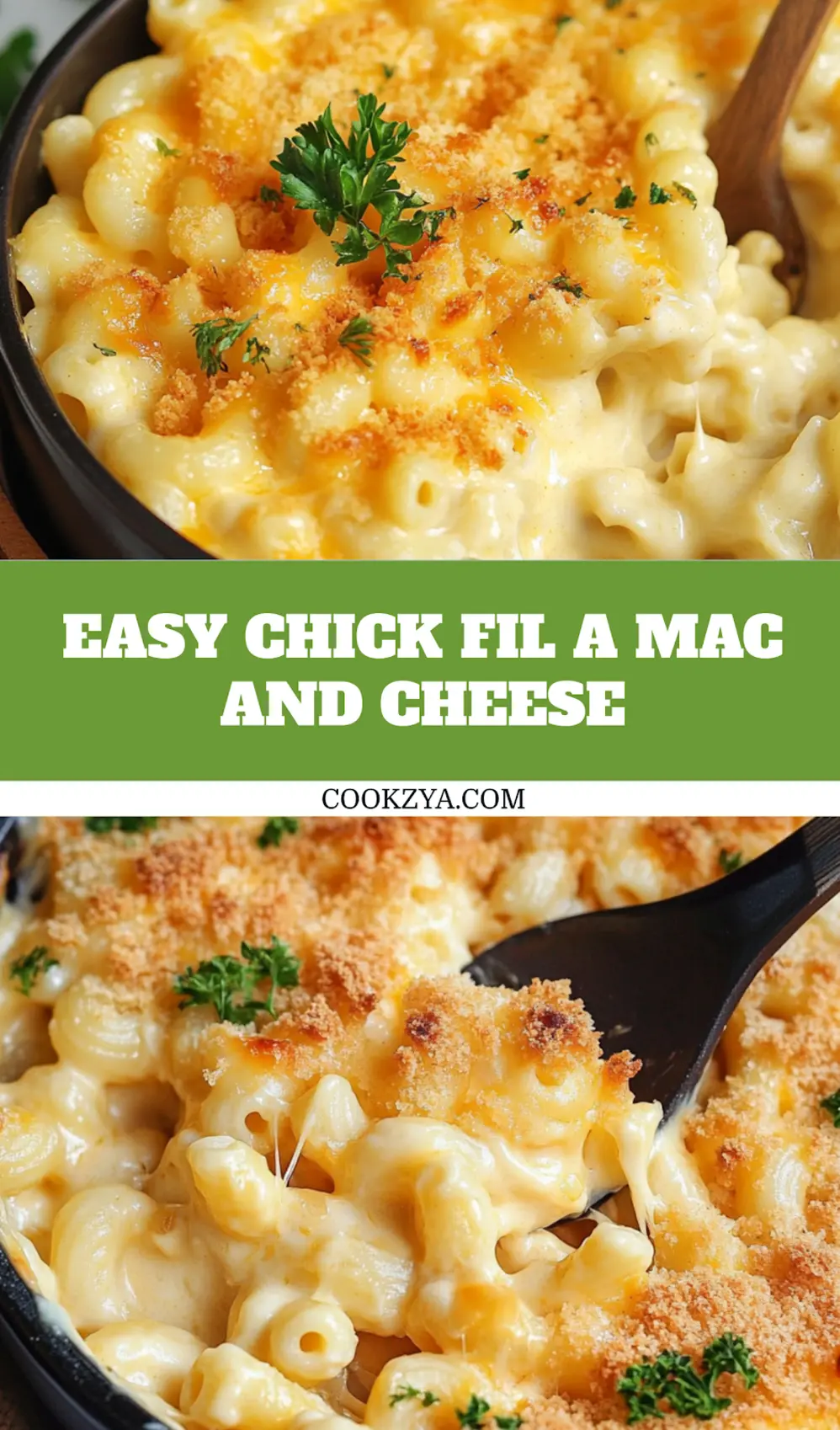 Chick Fil A Mac and Cheese Recipe Easy Homemade Copycat 7 CHICK FIL A MAC AND CHEESE centered hero view, clean and uncluttered