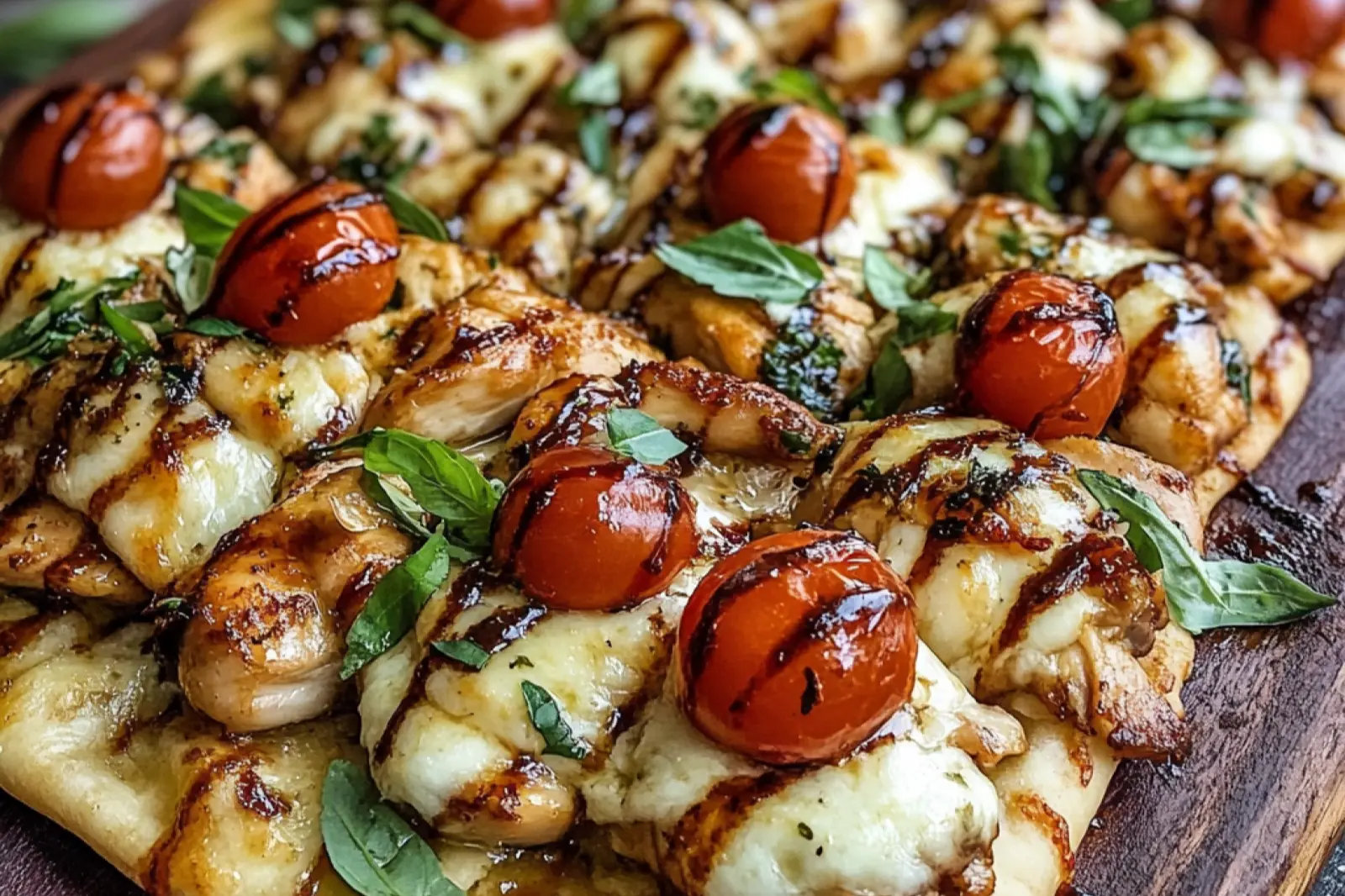 Chicken Caprese Flatbread Recipe Easy Fresh and Delicious
