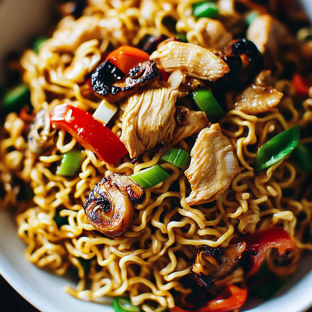 Chicken Ramen Recipe Easy Cozy Dinner for Busy Nights 6 CHICKEN RAMEN centered hero view, clean and uncluttered