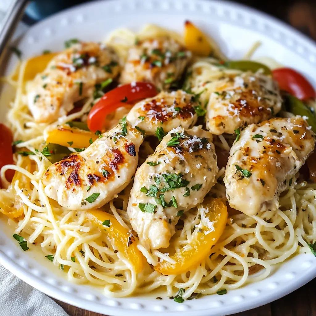 COPYCAT OLIVE GARDEN CHICKEN SCAMPI centered hero view, clean and uncluttered