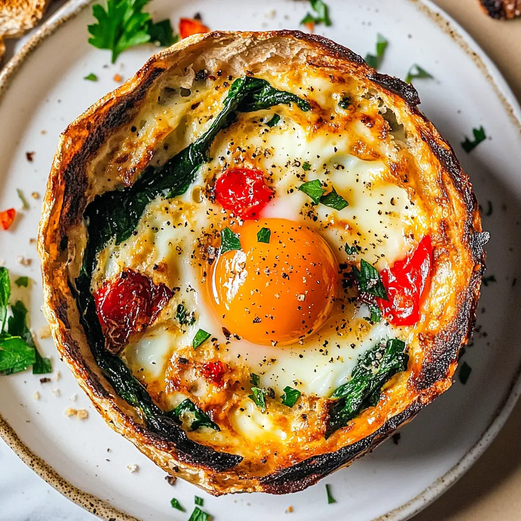 Easy Baked Feta Eggs Recipe: Quick and Irresistible 6 EASY BAKED FETA EGGS centered hero view, clean and uncluttered