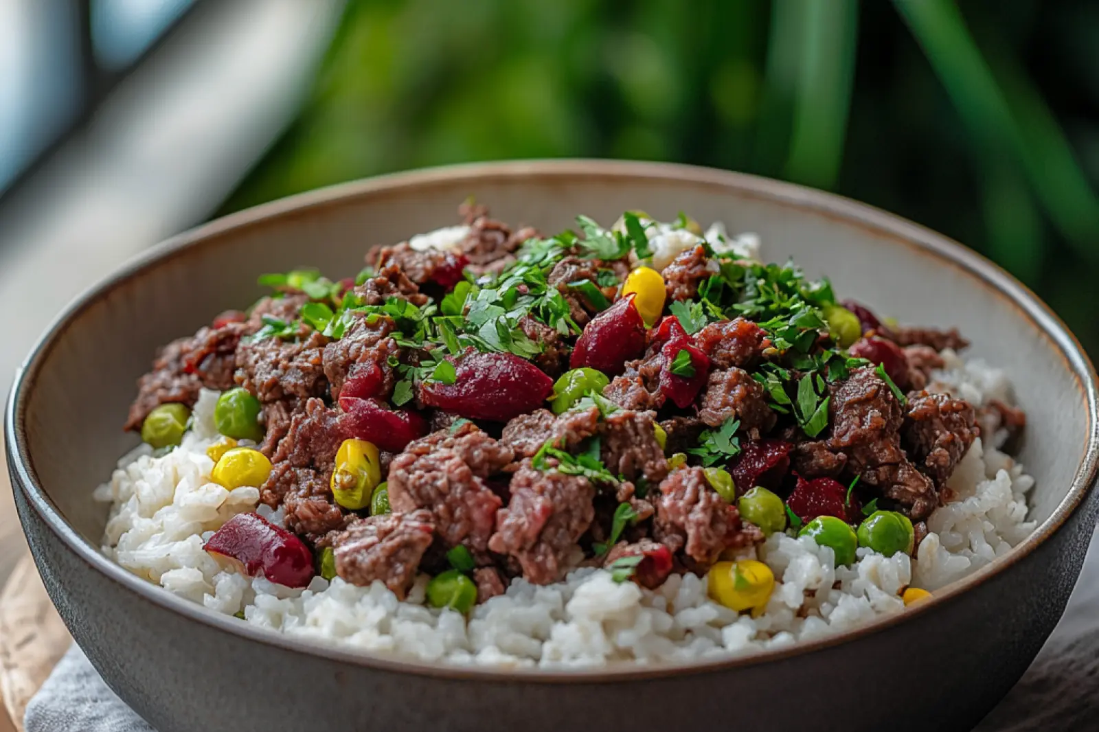 High Protein Beef and Rice Bowl Easy Weeknight Dinner