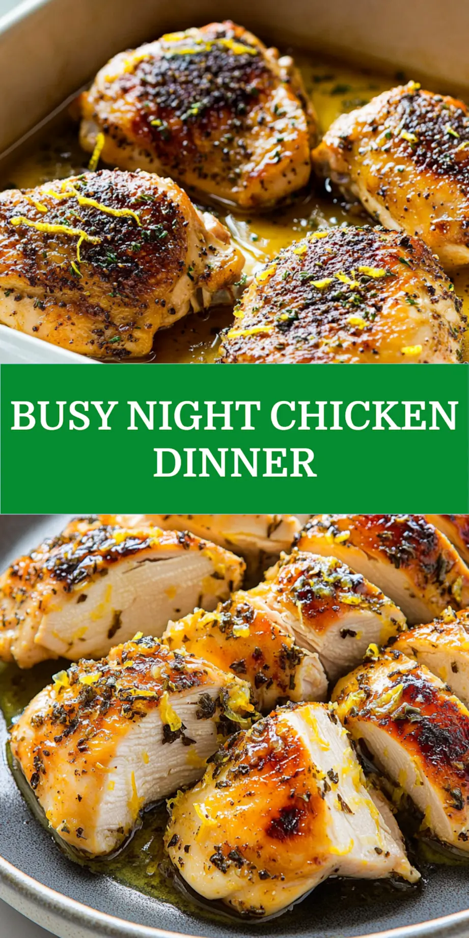 Juicy Lemon Chicken Thighs Easy Weeknight Dinner 7 JUICY LEMON CHICKEN THIGHS centered hero view, clean and uncluttered