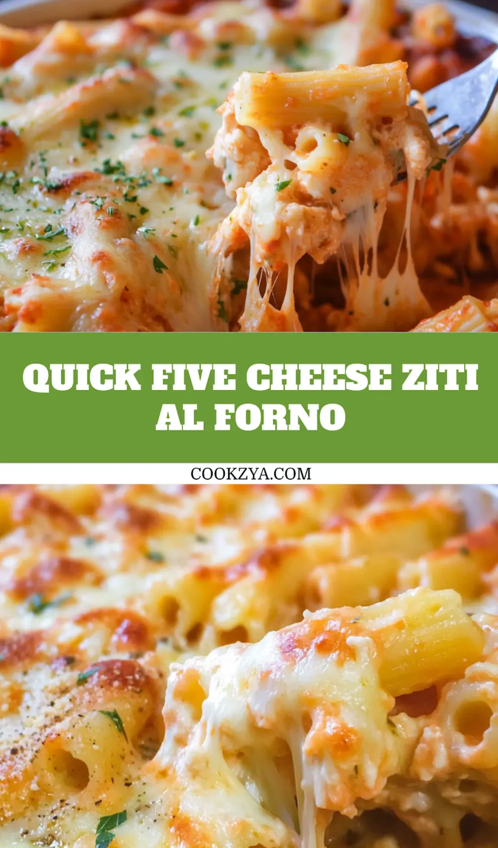 OLIVE GARDEN FIVE CHEESE ZITI AL FORNO centered hero view, clean and uncluttered