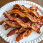 AIR FRYER TWISTED BACON centered hero view, clean and uncluttered