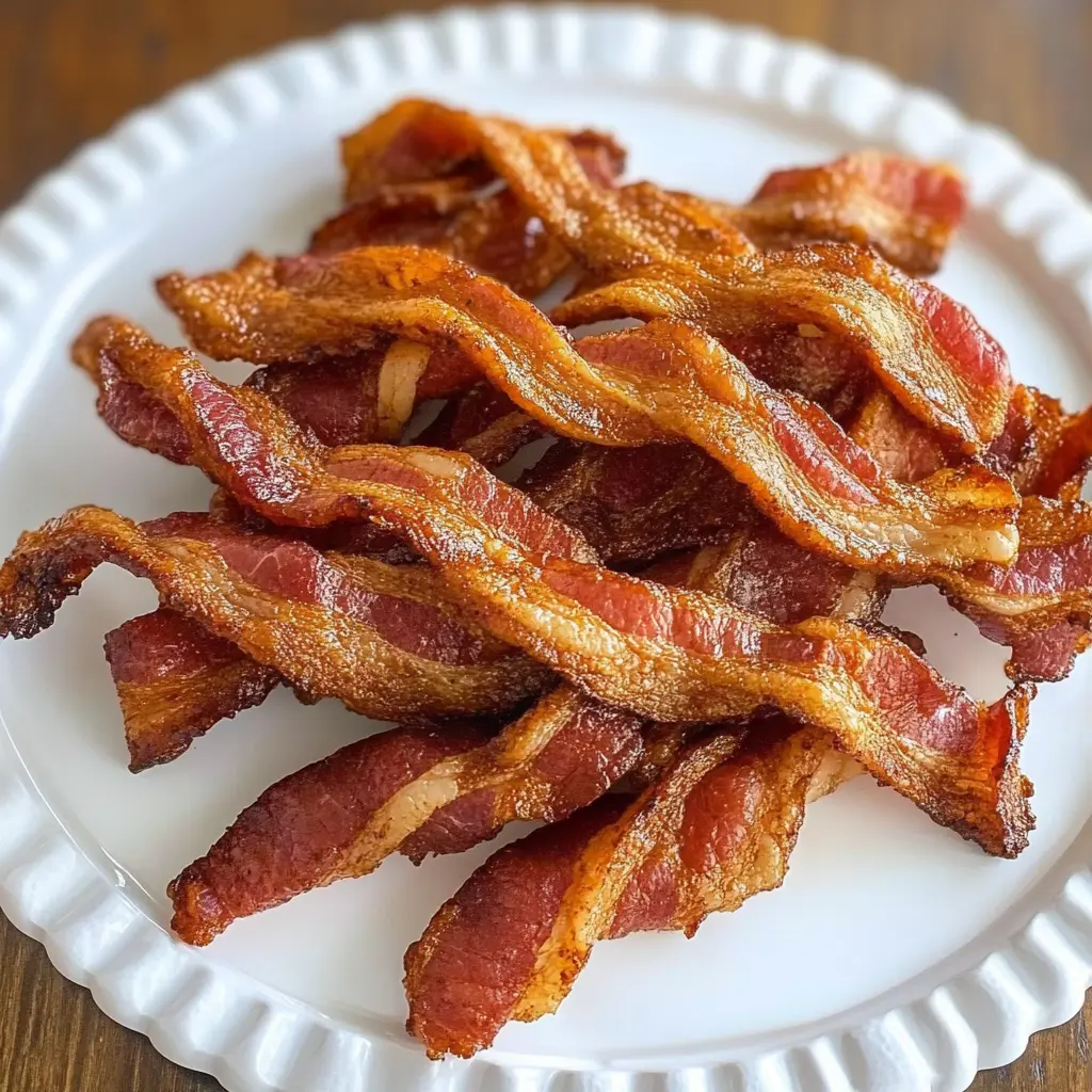 Air Fryer Twisted Bacon