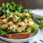 COPYCAT CHICK FIL A CHICKEN SALAD centered hero view, clean and uncluttered