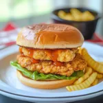 COPYCAT CHICK FIL A SANDWICH centered hero view, clean and uncluttered