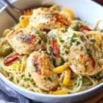 COPYCAT OLIVE GARDEN CHICKEN SCAMPI centered hero view, clean and uncluttered